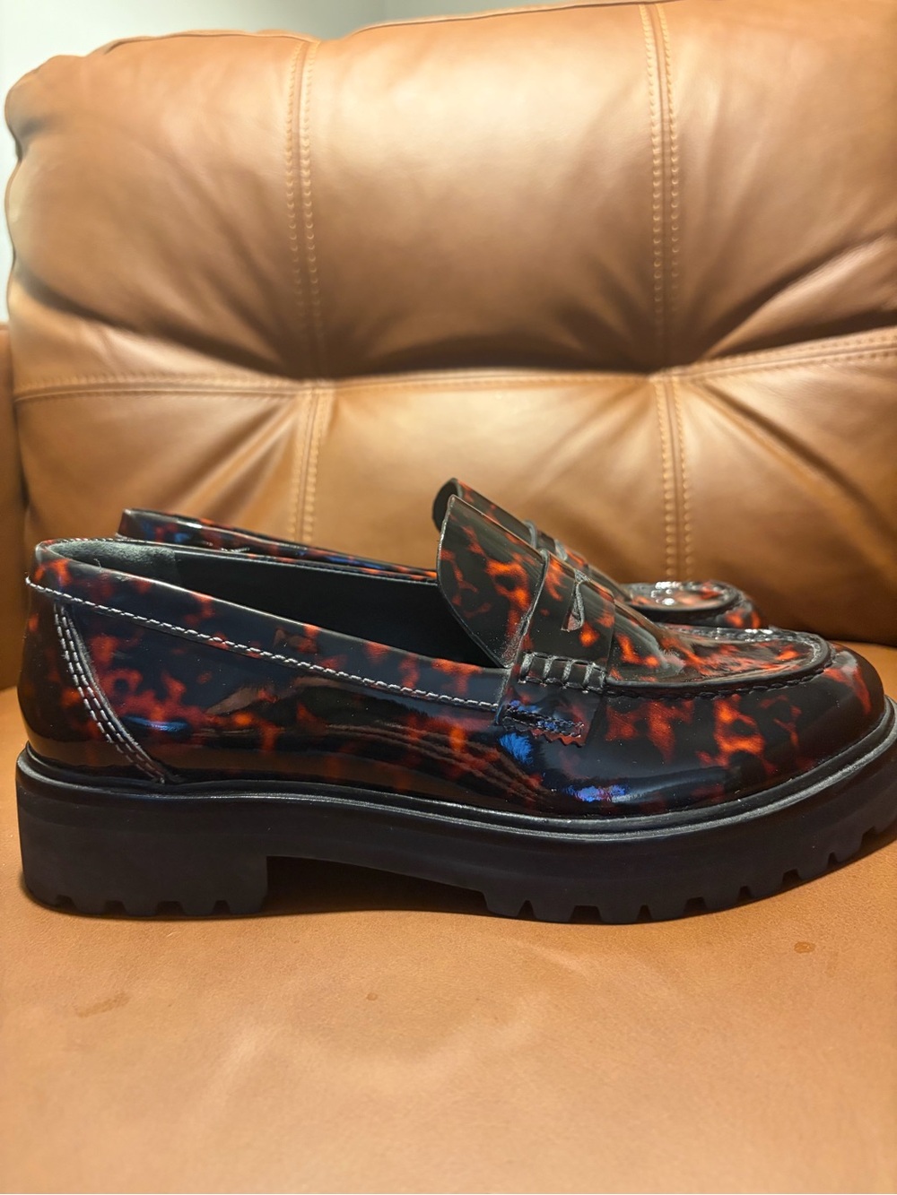 Reformation Agathea Chunky Loafer size 8.5